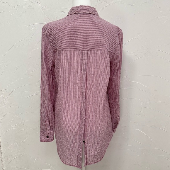 Free People No Limits Stripe Stretch
Cotton Shirt - Picture 4 of 16